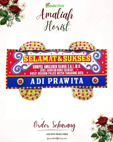 Papan Bunga Ucapan Selamat Tisnonegaran